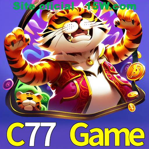 Imagem promocional da C77 Game mostrando a plataforma e suas vantagens